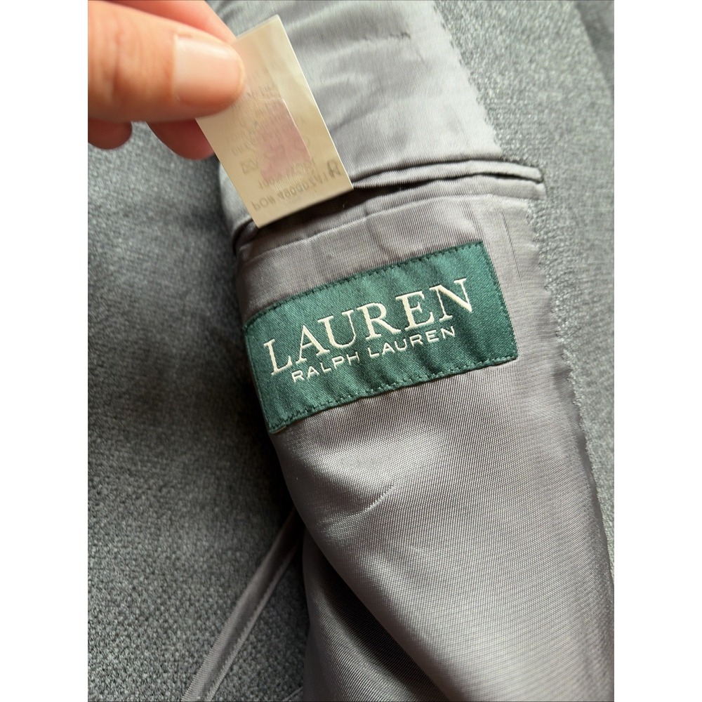 Lauren Ralph Lauren Sport Coat Blazer Tweed?  2 Button 100% Wool Men's 48R - Picture 3 of 10